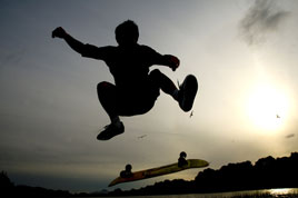 Alison Laredo photographed the fund raiser launch for Castlebar Skate Park organised by Finbar Hoban presents. Click on photo for more in the air and on the ground action.