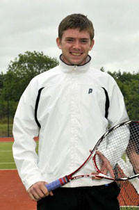 Daniel Glancy of Castlebar Tennis Club who recently won the mens singles & doubles in the Irish Senior Close Championships. Click above for more from Ken Wright.