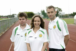 Liam Duffy, Regina Hennelly and Darren Cawley - Mayo Athletes participating in the European Transplant and Dialysis Games in Dublin next week.