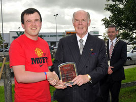 Honouring Joe Kennedy Mayo Person of the Year 2010 at a tree planting in Castlebar. Click on photo for the details from Ken Wright.