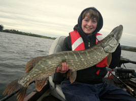 Pike angling is the main winter angling activity in our rivers and lakes. Click on photo for the latest fishy news.