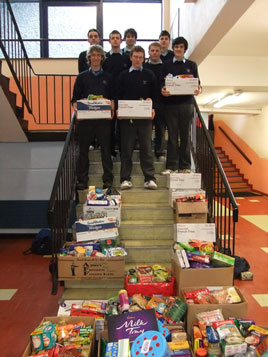 St Gerald's College Student Council ran a very successful food appeal. Click on photo for more details.