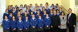 St. Joseph's senior choir had a workshop with a visiting Californian musician. Click on photo for more from Tom Campbell.