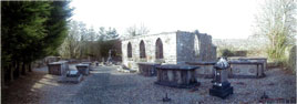 We have had a query about the location of this graveyard shown in Muirsin Durcan's photos from Kiltimagh. Do you know where it is?