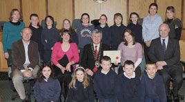 Best Kept School Award by Mayo County Council. Click for more from Tom Campbell.