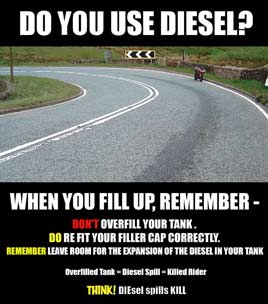 Mayo CoCo have launched a campaign to prevent diesel spills on our roads. Click on photo for more.