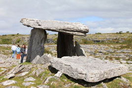 Some old stones from County Clare - Poulnabrone Dolmen. Click on photo for more from our West of Ireland gallery.