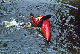 We'll be paddling our own canoe from now on - click on photo for more aquatic fun from the Jack Loftus photo archive - 1991.