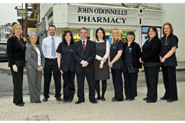 John O'Donnell and his staff on award of a customer service award. Click above for details from Ken Wright.