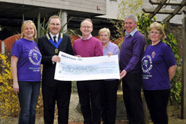 Ken Wright has photos of recent Lions Club support for cystic fibrosis