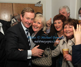 Maureen McDonnell welcomes Enda Kenny home following his election as Taoiseach - click on photo for lots more from Enda's Homecoming by Michael Donnelly.