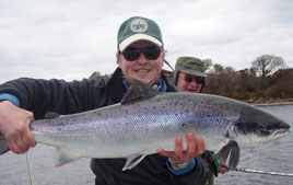 A great salmon caught just up the road from Castlebar on Lough Beltra. Check out the latest angling catches in the Western River Basin District.