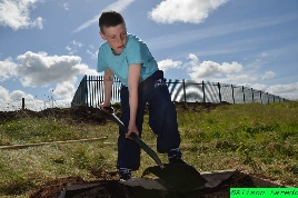 Tree Planting at Castlebar Community Garden. Click on photo for more from Alison Laredo.

