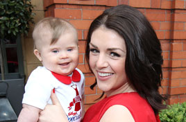 Síle Seoige with Cass at the launch of the Buy My Dress fundraiser in aid of Down Syndrome Liaison Nursing Service. Click on photo for details.