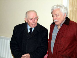 Tommy Kitrick and Johnny Mee at the Celtic v Sligo Rovers game in Celtic park recently. Click for more from Philip Redmond.