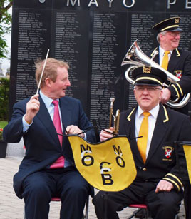 Enda Kenny attended the ceremony held at Mayo Peace Park last Sunday. Click on photo for a full gallery from Kevin McNally.