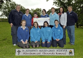Students and teachers from St. Joseph's climbing Kilimanjaro in aid of Mayo Autism. Click on Ken Wright's photo for details.
