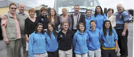 St Joseph's Kilimanjaro Climb Group Homecoming to Castlebar. click on photo for more from Tom Campbell.