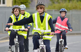 Noel Gibbons describes the cycle training scheme for Mayo Schools - making cycling safer for kids. Click on photo for the details.