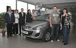 Ken Wright photographed the Credit Union Car Draw Winner July 2011 - Victoria Cresham. Click on photo for the details.