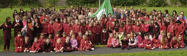 Green Flag 2011 Award for St Angela's Girls National School Castlebar. Click on photo for more from Tom Campbell.