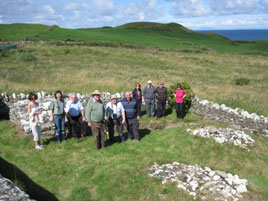 On a Mayo Historical & Archaeological Society field trip to North Mayo last weekend. Click on photo for the details.