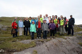 Walkers on the recent Killary Famine Walk. Click photo for more.