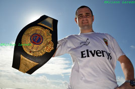 Henry Coyle WBF Light Middleweight World Champion. Click on photo for more from Alison Laredo. 

