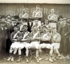 The Mayo v Kerry team? No - Ballinrobe Community have launched their historic 2012 calendar. Click on photo for details.