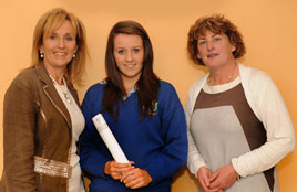 Louise Dervan - top student in the Junior Certificate in St. Joseph's Secondary School Castlebar. Click on photo for more from Tom Campbell.