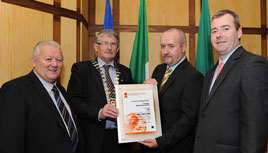 Mayo County Council's IT Department awarded ISO 27001 Cert for IT Security. Click on photo for the details.