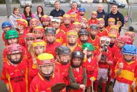 Castlebar Mitchels young hurling and camogie players visit Clarinbridge. Click on photo for the details.