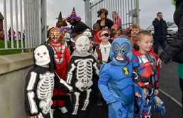 A novel fund-raiser for St Patricks - a Wizard Walk through the town with a Halloween theme. Click on photo for more from Alison Laredo.