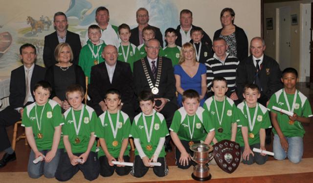 Tom Campbell was at the civic reception for Medal Winners in the HSE National Community Games. Click on photo for details and more photos.