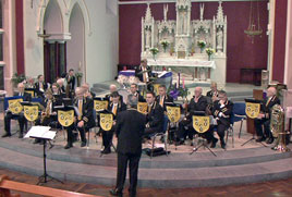 Jack Loftus photographed the Castlebar Concert Band in Recital at Church of the Holy Rosary, Castlebar. Click on photo for an enlargement.