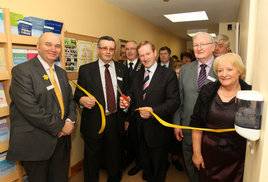 Enda Kenny cuts the tape at Rock Rose House Treatment and Therapy Centre