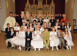 Ken Wright has a photo of the Scoil Raifteiri First Communion class 2012. Click on photo above for the details.