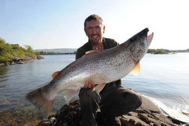 Check out this monster caught on Lough Corrib. The biggest fish in over 100 years. Click on photo for the details.