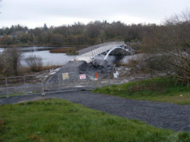 Bernard Kennedy recorded the progress of the construction of the new Bridge over Lough Lannagh. Click to browse his photos.