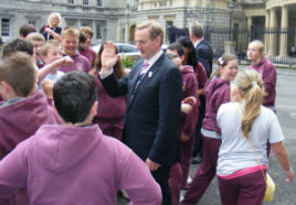 As we gear up to go back to school we look back to last term's school tours - Breaffy visited the Dail. Click on photo for more.