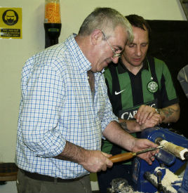 Wood Turning at Castlebar Mens Shed. Click on photo for details.