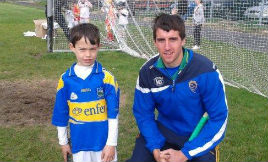 Tipp All-Star coaching the up-and-coming hurling stars in Castlebar! Click on photo for more hurling action from Tony Stakelum. 