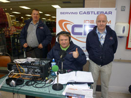 CRCfm did a live OB from O'Connor's SuperValu last Wednesday. Click on photo for more from Jack Loftus.