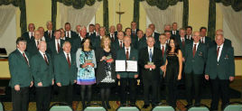 The Mayo Male Voice Choir has launched its first CD. Click on photo for details from Ken Wright.