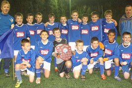 Manulla u12 boys pictured after their historic Premier League Title win over Castlebar Celtic. Click on photo for details.