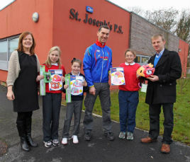 Aoibhe O'Malley was the winner of a Novelty Cycling Helmet. Click on photo for details from Michael Donnelly and Noel Gibbons.