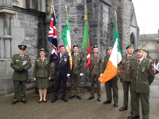 Kevin McNally was at the Remembrance Sunday Ceremony Colour party of 51st Infantry and Mayo Peace Park committee. Click on photo to view his gallery.