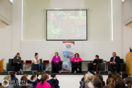 Olympians Sonia O'Sullivan and Olive Loughnane led out a strong team of sportswomen at a special seminar. Click on photo for more from Ger Duffy Photography.