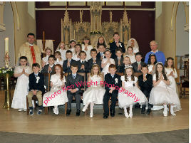Ken Wright photographed the Scoil Raifteiri First Communion class. Click on photo for more.