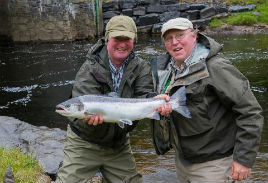 The mayfly has decided to make an appearance after the long cold Spring. Click on photo for the latest angling news.